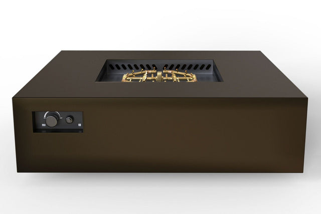 Warming Trends AON Powder-Coated Steel Square Fire Table