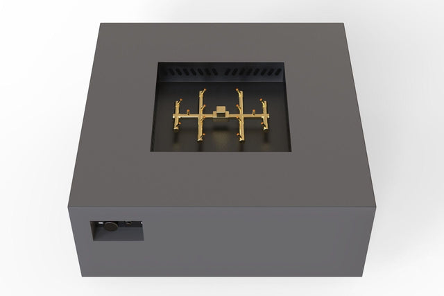Warming Trends AON Powder-Coated Steel Square Fire Table