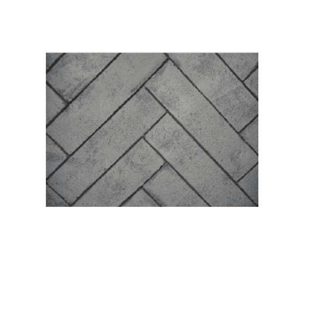 Empire Whitewashed Herringbone Brick Ceramic Fiber Liner - DVP40CPWH