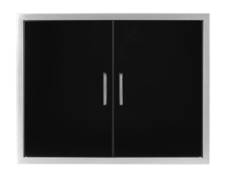 Wildfire Ranch 38 x 21 Double Access Door - black stainless front