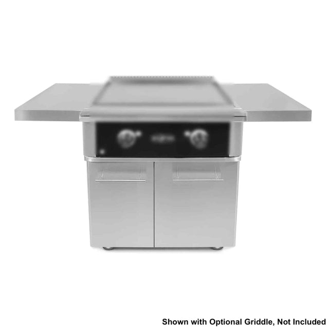 Wildfire WFCART30-SS 30-Inch Stainless Steel Grill Cart - doors open