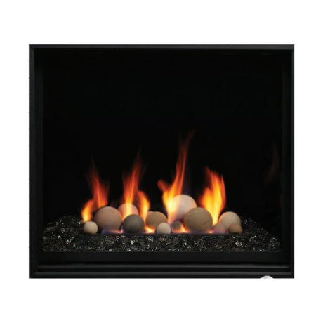 Media Options for Kingsman ZCV34 Direct Vent Gas Fireplace