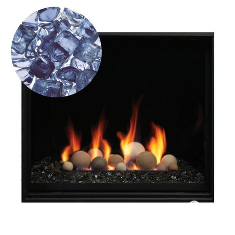 Media Options for Kingsman ZCV34 Direct Vent Gas Fireplace