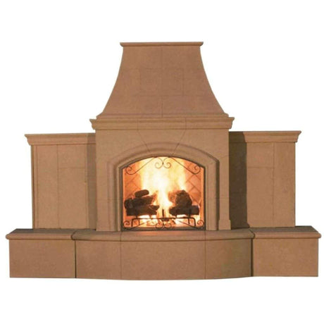 American Fyre Designs Grand Phoenix Vent-Free Outdoor Fireplace - front view