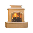 American Fyre Designs Mariposa Vent-Free Outdoor Fireplace - front view