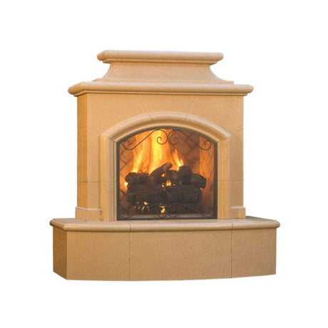 American Fyre Designs Mariposa Vent-Free Outdoor Fireplace - front view
