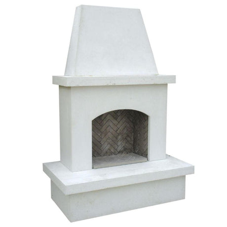 American Fyre Designs Contractor's Model Outdoor Fireplace - angle view