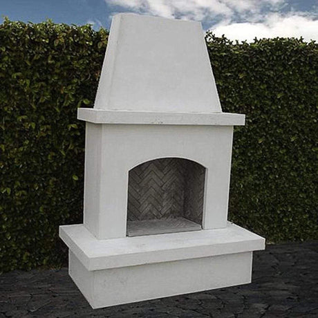 American Fyre Designs Contractor's Model Outdoor Fireplace - detail view