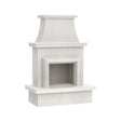 American Fyre Designs Contractor's Model with Moulding Outdoor Fireplace - front view