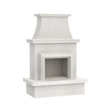 American Fyre Designs Contractor's Model with Moulding Outdoor Fireplace - front view