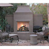 American Fyre Designs Grand Phoenix Outdoor Fireplace - installation view