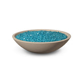 American Fyre Designs Marseille 32-Inch Fire Bowl - lit view