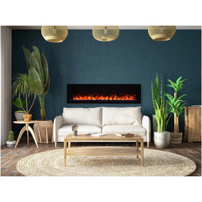 Amantii Fire & Ice Evolution 60-Inch Linear Electric Fireplace EVO6020