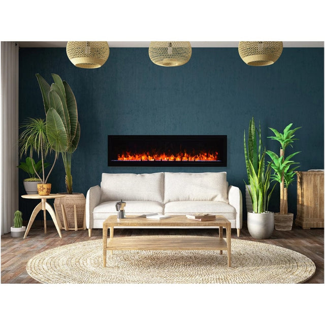 Amantii Fire & Ice Evolution 60-Inch Linear Electric Fireplace EVO6020