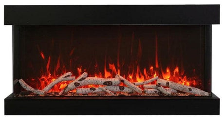Amantii Tru-View Extra Tall Lumina 88" 3-Sided Electric Fireplace