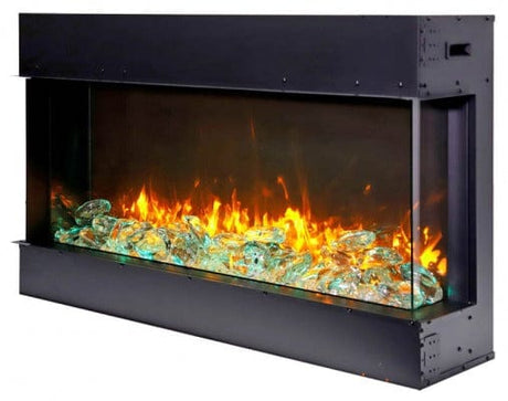 Amantii Tru-View Slim Lumina 72" 3-Sided Electric Fireplace