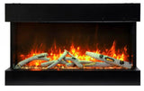 Amantii Tru-View Slim Lumina 72" 3-Sided Electric Fireplace