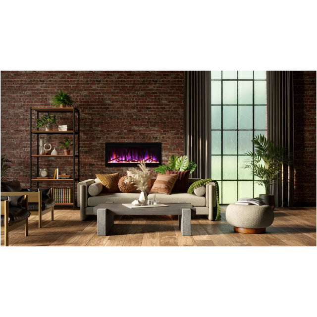Amantii Fire & Ice Evolution 42-Inch Linear Electric Fireplace EVO4220