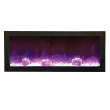 Amantii Panorama Slim Lumina 40" Indoor/Outdoor Electric Fireplace