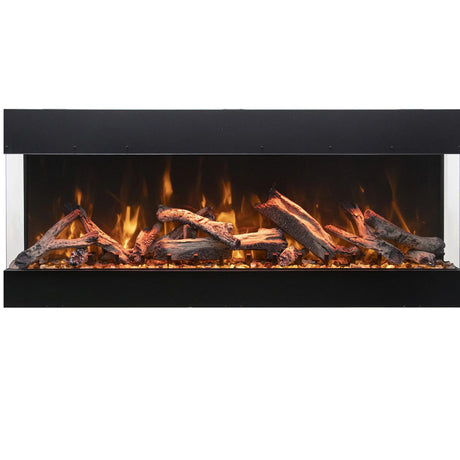 Amantii Tru-View Bespoke 45" Indoor/Outdoor 3-Sided Electric Fireplace