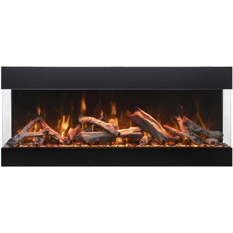 Amantii Tru-View Bespoke 65" Indoor/Outdoor 3-Sided Electric Fireplace