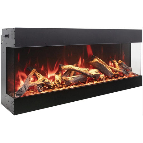 Amantii Tru-View Bespoke 65" Indoor/Outdoor 3-Sided Electric Fireplace
