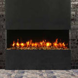 Amantii Tru-View Slim 60 three-sided electric fireplace