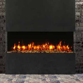 Amantii Tru-View Slim 60 three-sided electric fireplace