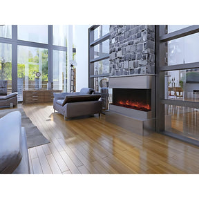 Amantii Tru-View XL Deep 40 three-sided electric fireplace