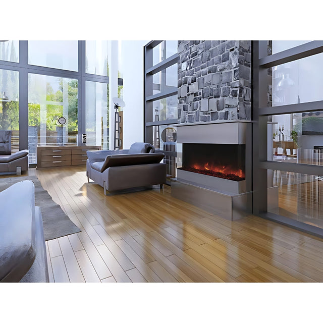 Amantii Tru-View XL Deep 40 three-sided electric fireplace