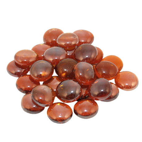 American Fyre Designs Deep Amber Fyre Gems fire media - 40 lb bucket