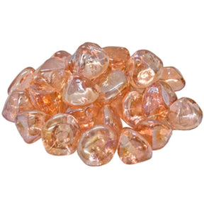 American Fyre Designs Rosé Diamond Nuggets fire media - 40 lb bucket