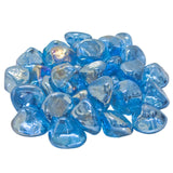 American Fyre Designs Steel Blue Diamond Nuggets fire media - 40 lb bucket