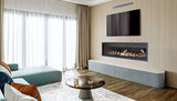 Napoleon Ascent Linear 76 direct vent gas fireplace lifestyle