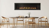 Napoleon Ascent Linear 76 direct vent gas fireplace lifestyle
