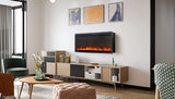 Napoleon Astound SlimMount 42 wall-hanging electric fireplace lifestyle