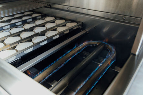 American Made Grills Atlas Grill - briquette tray system