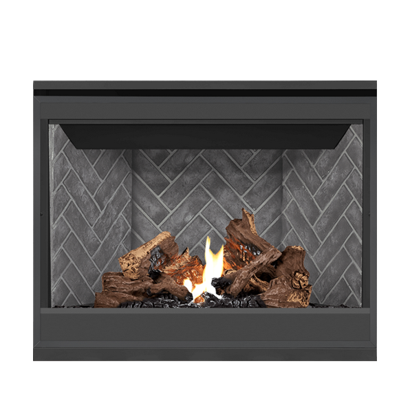 Napoleon Ascent 42 with Westminster herringbone brick panels