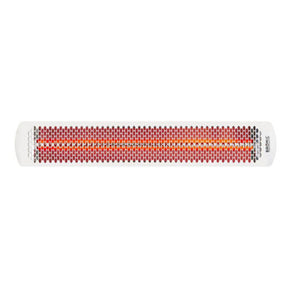 Bromic Tungsten Smart-Heat Electric Heater - White