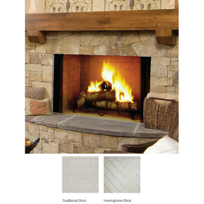 Majestic Biltmore 50 SB100 wood fireplace firebrick interior