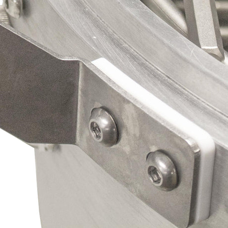 Blaze Kamado side handles fitted to grill