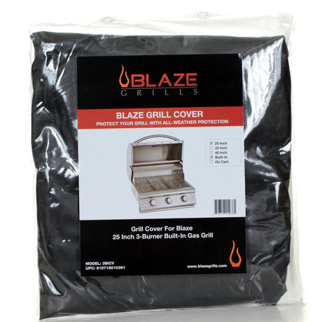 Blaze 3BICV built-in grill cover fitted view