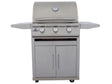 Blaze BCM 25-inch 3-burner freestanding gas grill on soft-close cart