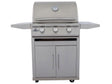 Blaze BCM 25-inch 3-burner freestanding gas grill on soft-close cart