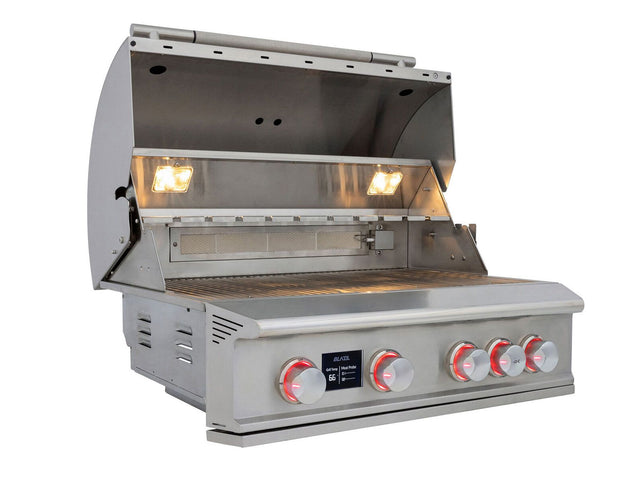 Blaze LTE PRO 32-Inch 4-Burner Gas Grill With Rear Infrared Burner & Rotisserie with Cart
