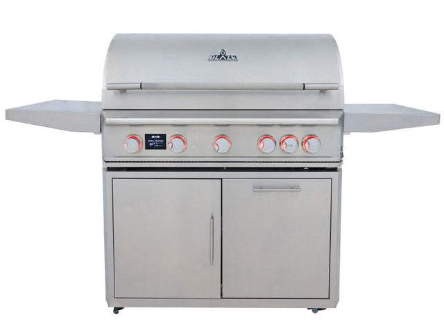 Blaze LTE PRO 40-Inch 5-Burner Gas Grill With Rear Infrared Burner & Rotisserie with Cart
