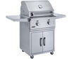 Broilmaster G-Series 26-inch gas grill on stainless steel cart BSG262N BSACT26