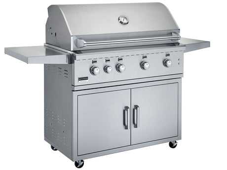 Broilmaster G-Series 42-inch gas grill on stainless steel cart BSG424N BSACT42