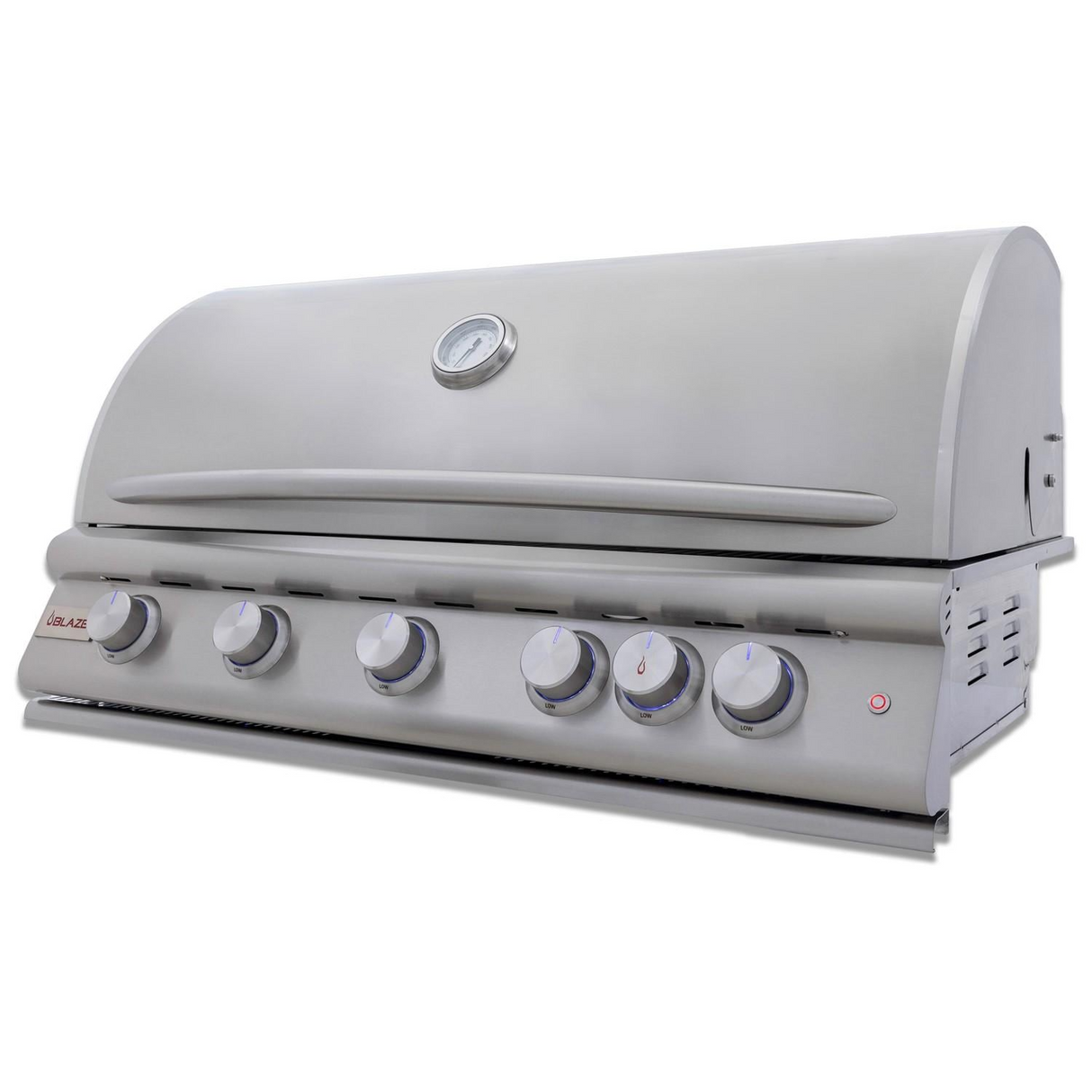 Blaze Premium LTE+ 40-Inch 5-Burner Built-In Propane / Natural Gas Grill W/ Rear Infrared Burner & Lift-Assist Hood - BLZ-5LTE3