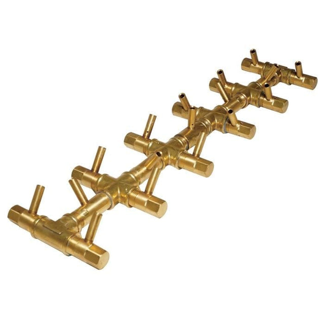 Crossfire CFBT Tree-Style Brass Gas Fire Pit Burner